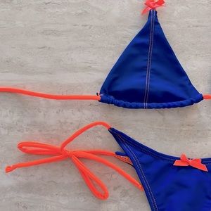 WILD LAGUNA CONTRAST BOW TIE BIKINI